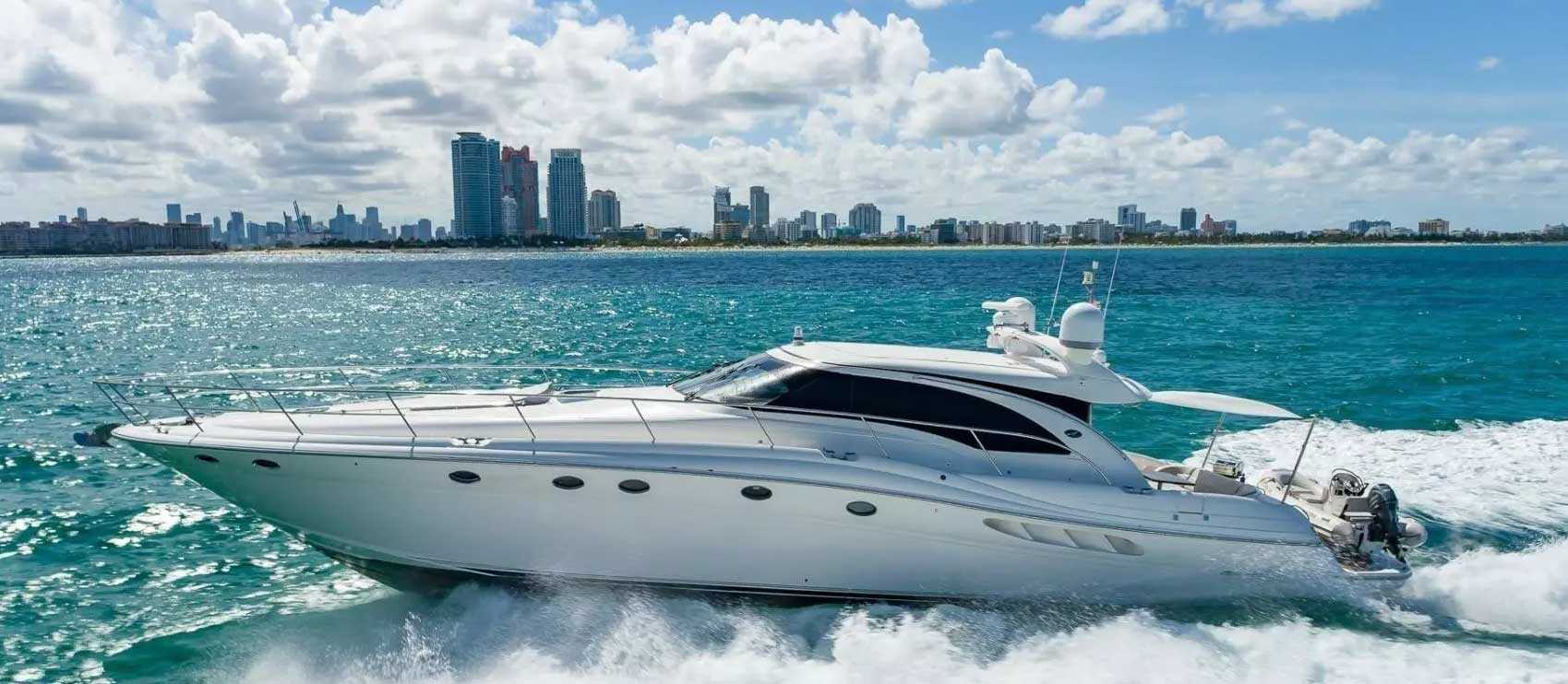 Sea Ray Yacht Rental Miami hero image